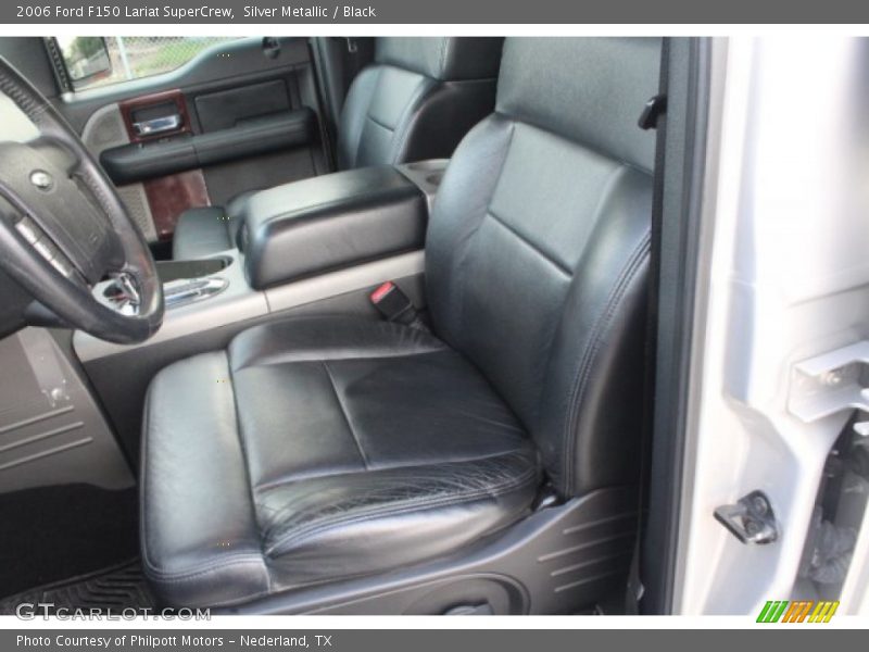 Silver Metallic / Black 2006 Ford F150 Lariat SuperCrew