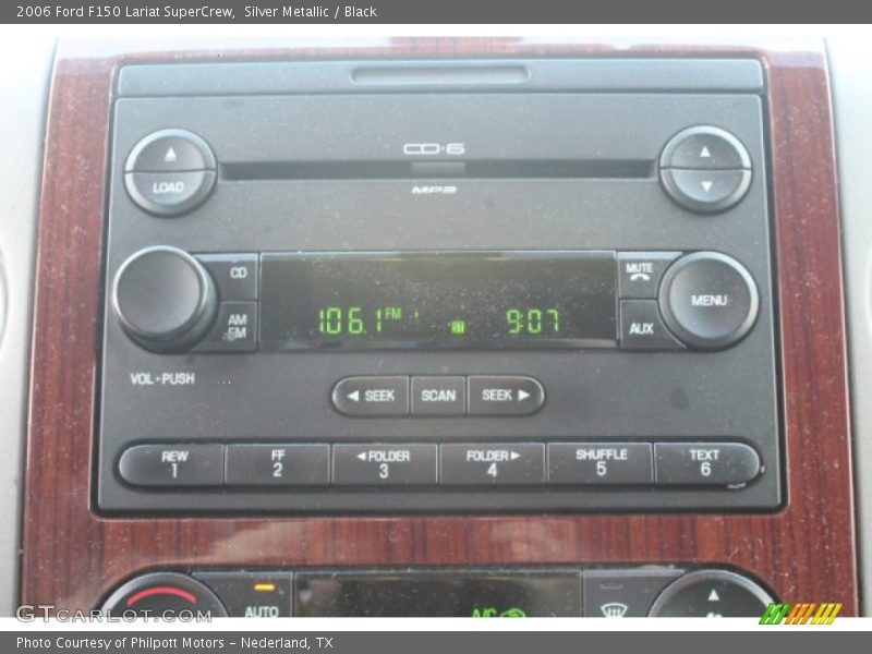 Silver Metallic / Black 2006 Ford F150 Lariat SuperCrew