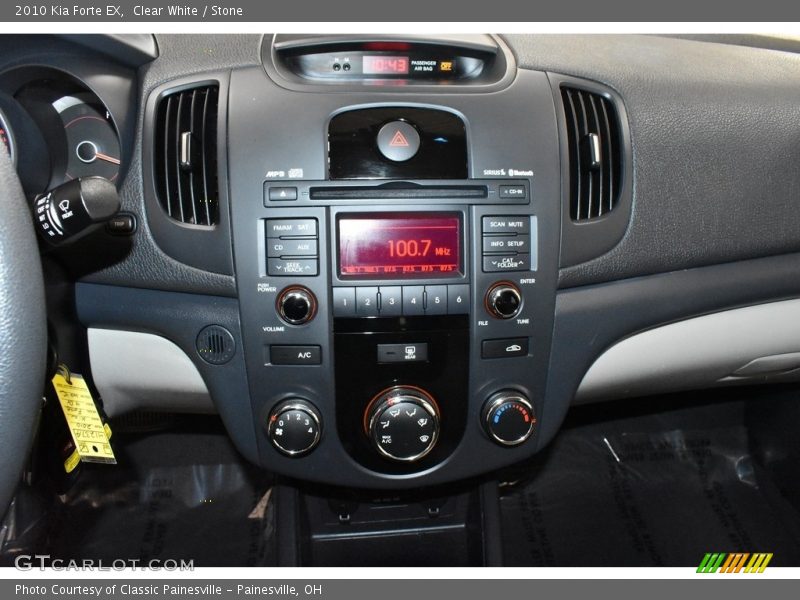 Clear White / Stone 2010 Kia Forte EX