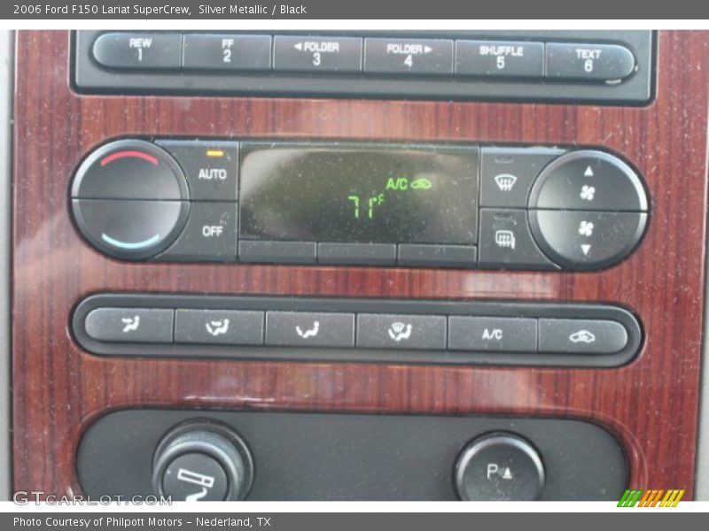 Silver Metallic / Black 2006 Ford F150 Lariat SuperCrew