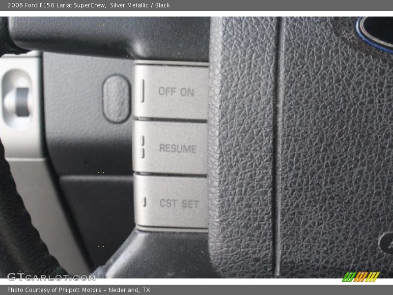 Silver Metallic / Black 2006 Ford F150 Lariat SuperCrew