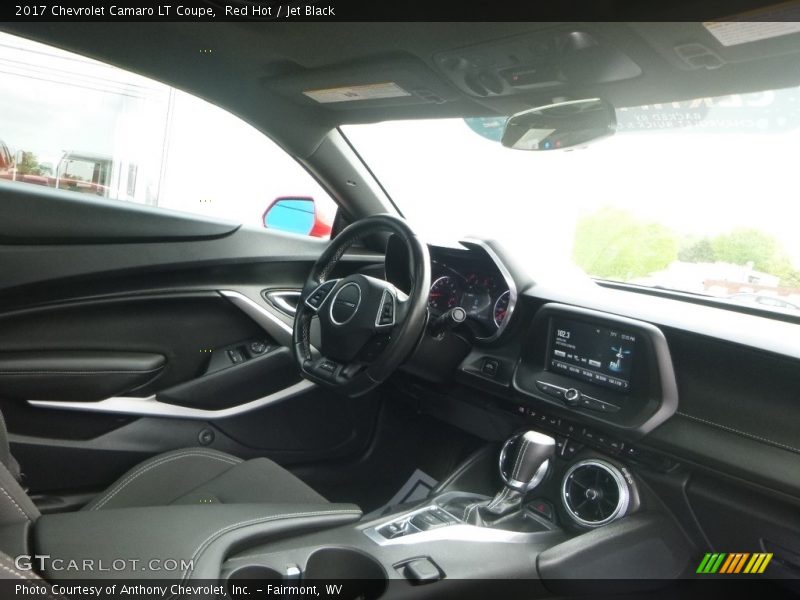 Red Hot / Jet Black 2017 Chevrolet Camaro LT Coupe