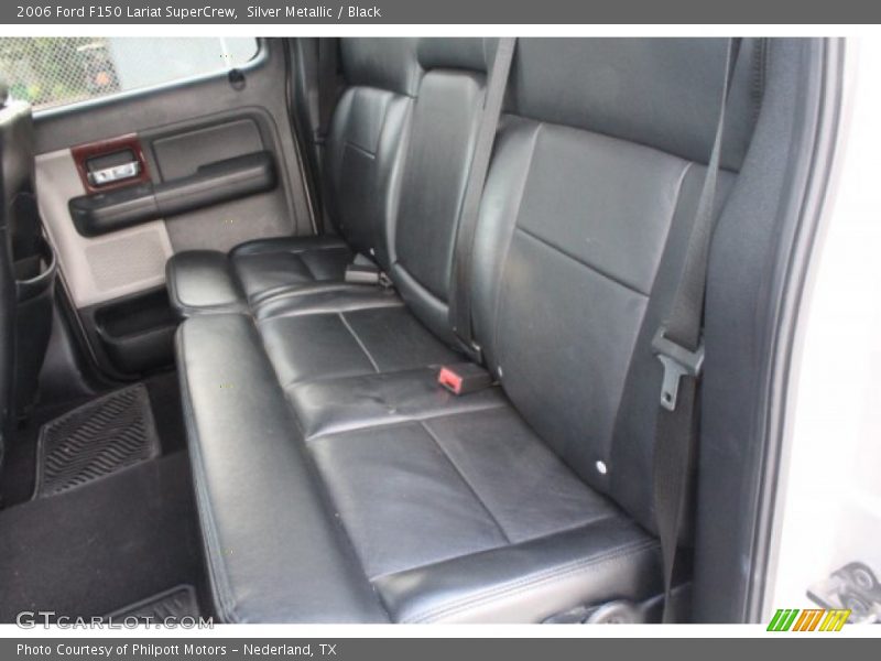 Silver Metallic / Black 2006 Ford F150 Lariat SuperCrew
