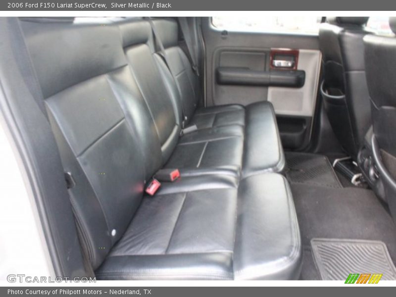 Silver Metallic / Black 2006 Ford F150 Lariat SuperCrew