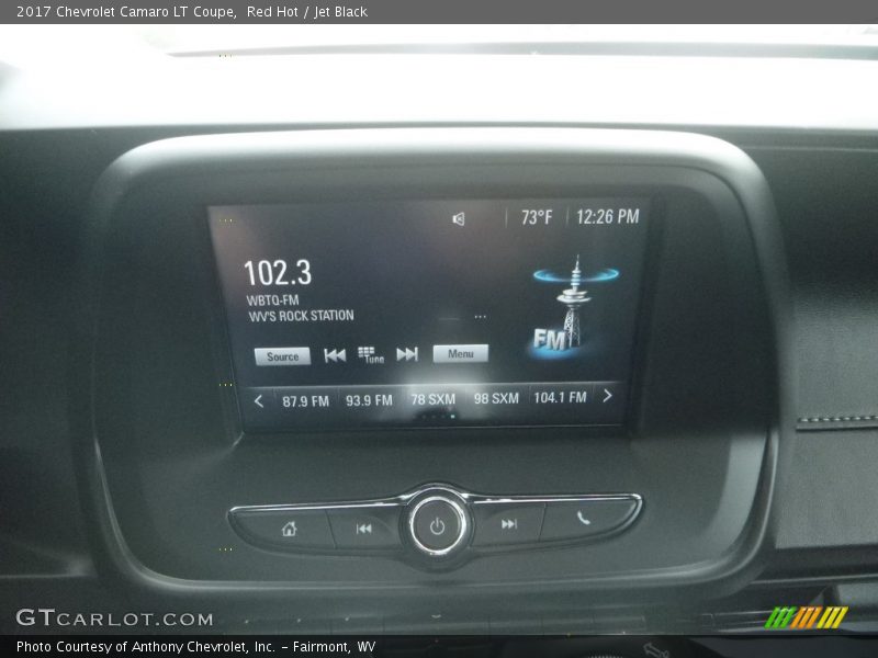 Red Hot / Jet Black 2017 Chevrolet Camaro LT Coupe