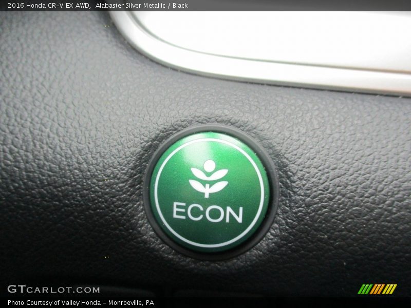 Alabaster Silver Metallic / Black 2016 Honda CR-V EX AWD