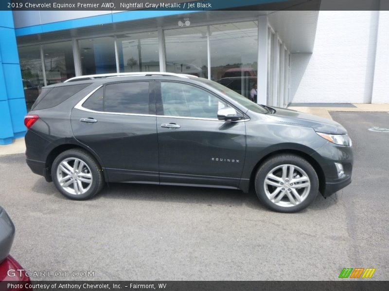 Nightfall Gray Metallic / Jet Black 2019 Chevrolet Equinox Premier AWD