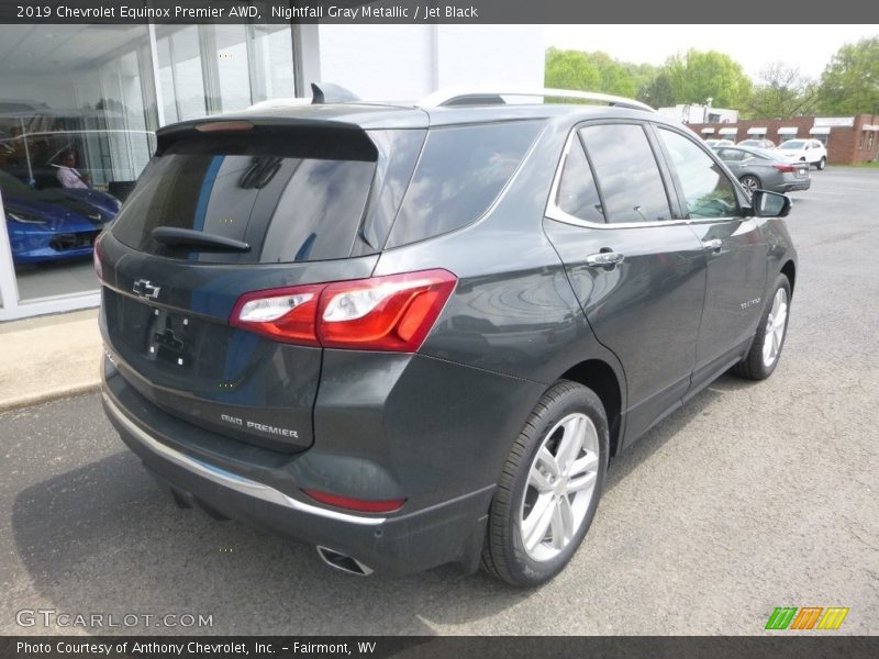 Nightfall Gray Metallic / Jet Black 2019 Chevrolet Equinox Premier AWD