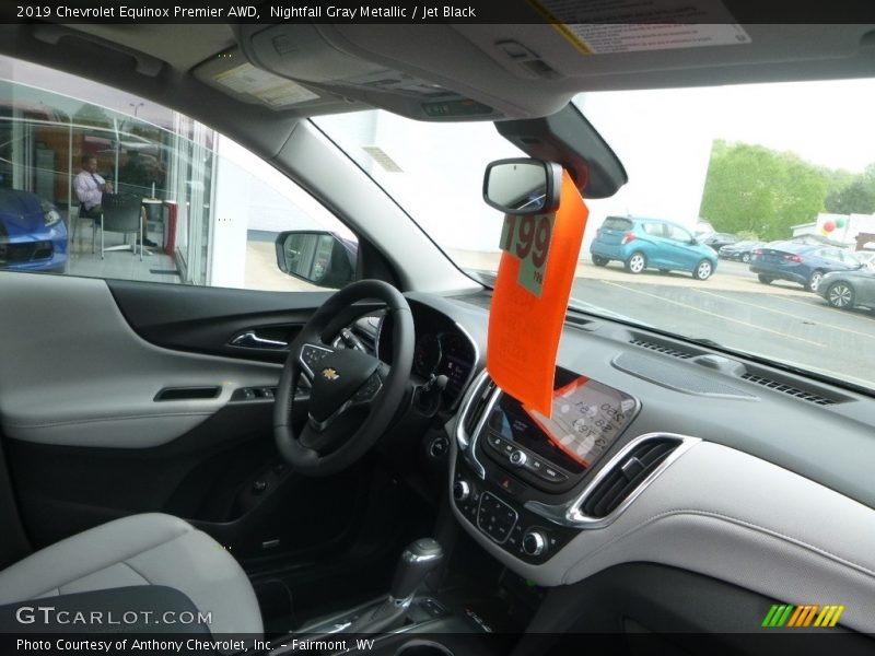 Nightfall Gray Metallic / Jet Black 2019 Chevrolet Equinox Premier AWD