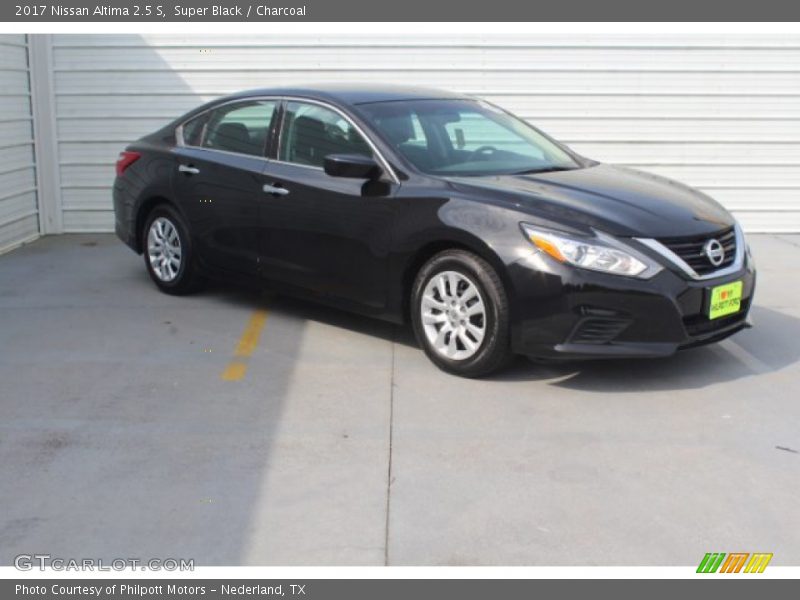 Super Black / Charcoal 2017 Nissan Altima 2.5 S