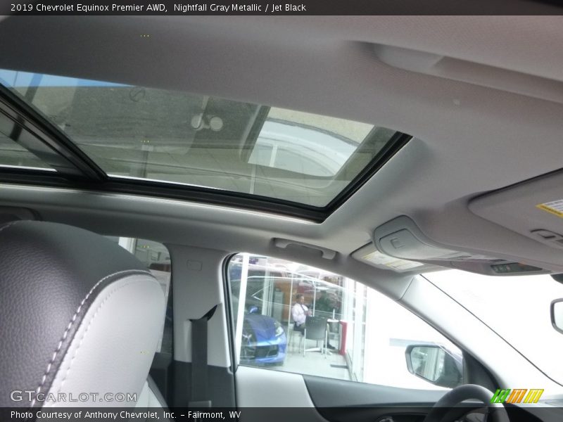 Nightfall Gray Metallic / Jet Black 2019 Chevrolet Equinox Premier AWD