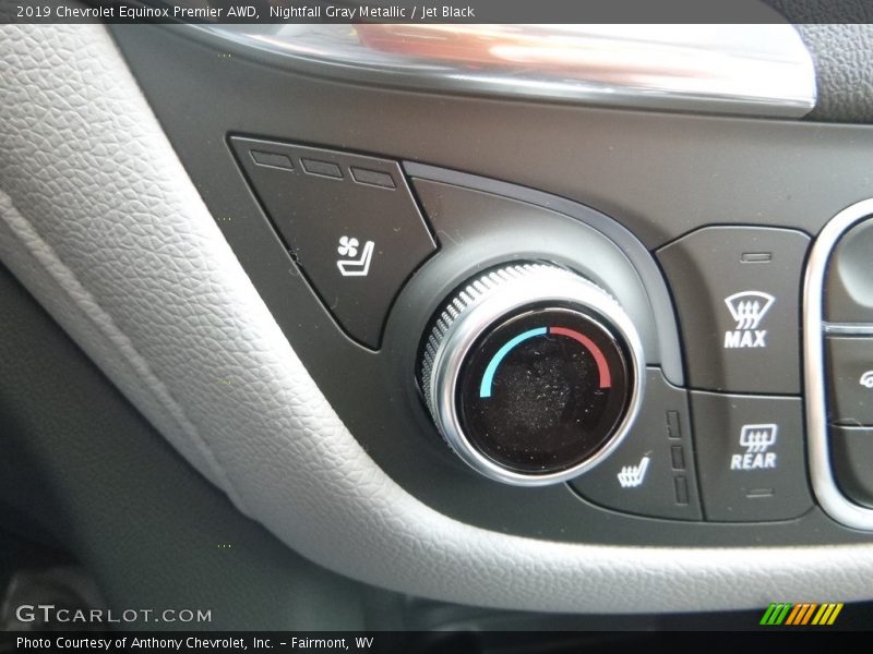 Nightfall Gray Metallic / Jet Black 2019 Chevrolet Equinox Premier AWD