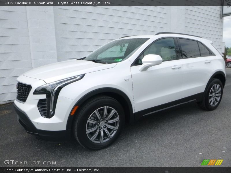 Crystal White Tricoat / Jet Black 2019 Cadillac XT4 Sport AWD