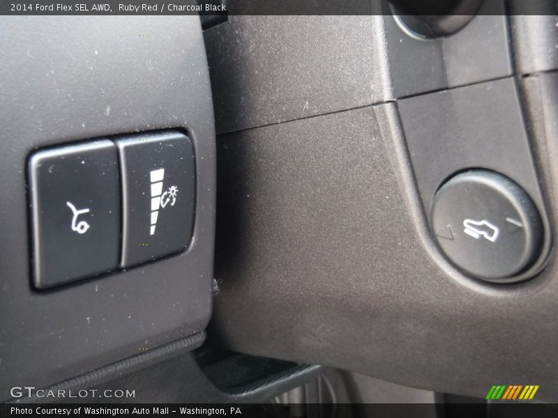 Ruby Red / Charcoal Black 2014 Ford Flex SEL AWD