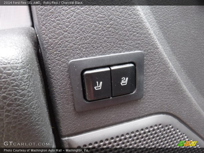 Ruby Red / Charcoal Black 2014 Ford Flex SEL AWD