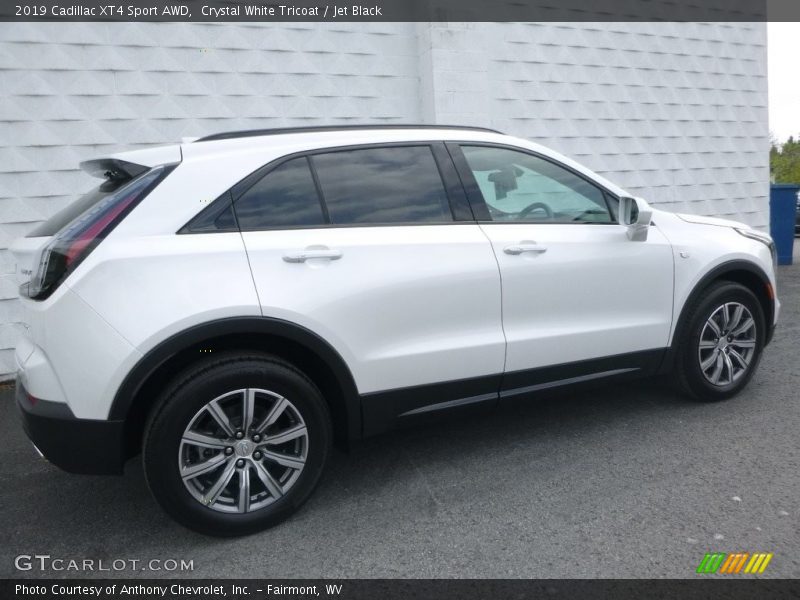 Crystal White Tricoat / Jet Black 2019 Cadillac XT4 Sport AWD