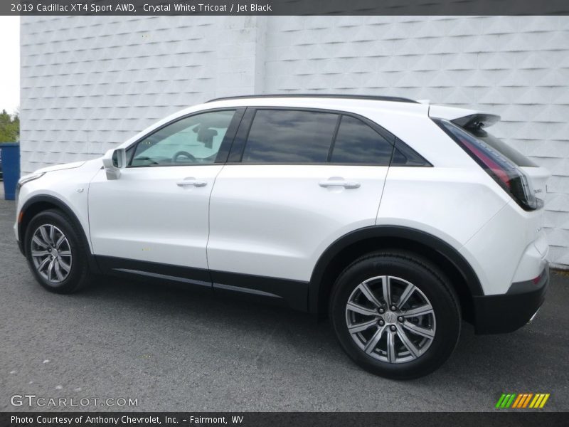 Crystal White Tricoat / Jet Black 2019 Cadillac XT4 Sport AWD