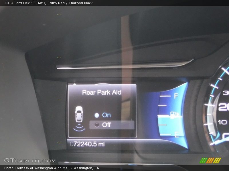 Ruby Red / Charcoal Black 2014 Ford Flex SEL AWD