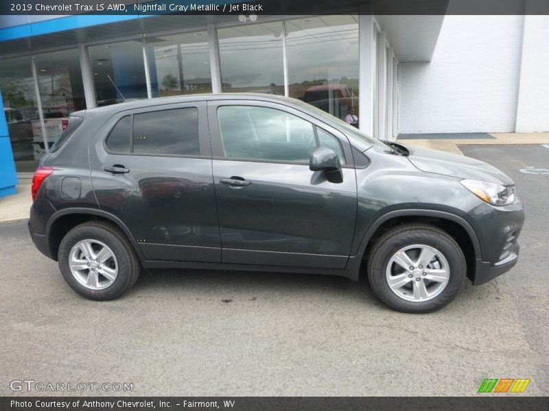 Nightfall Gray Metallic / Jet Black 2019 Chevrolet Trax LS AWD