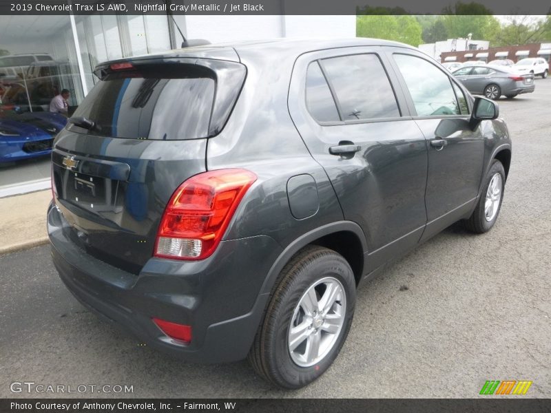 Nightfall Gray Metallic / Jet Black 2019 Chevrolet Trax LS AWD