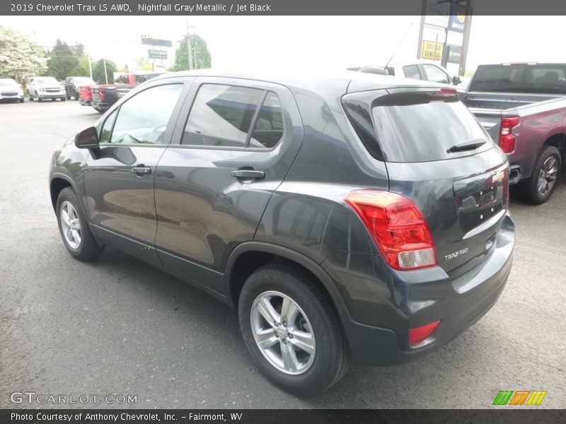 Nightfall Gray Metallic / Jet Black 2019 Chevrolet Trax LS AWD
