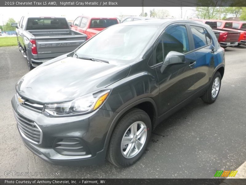Nightfall Gray Metallic / Jet Black 2019 Chevrolet Trax LS AWD