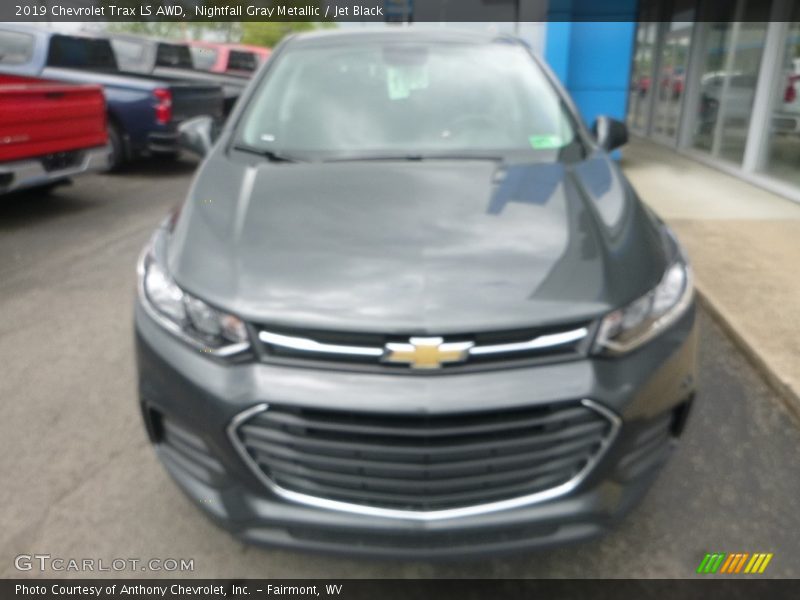 Nightfall Gray Metallic / Jet Black 2019 Chevrolet Trax LS AWD