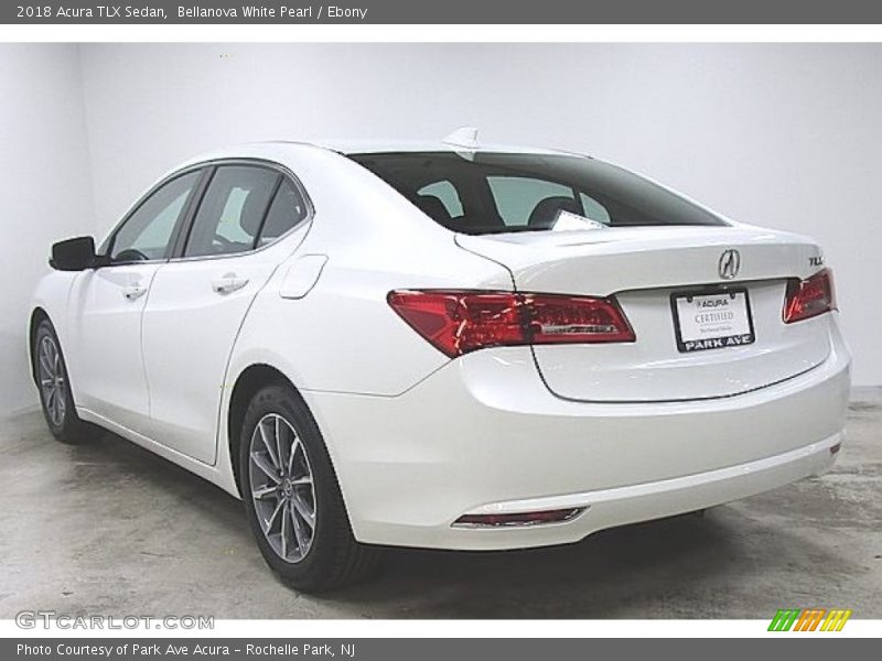 Bellanova White Pearl / Ebony 2018 Acura TLX Sedan