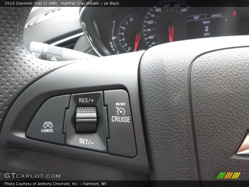 Nightfall Gray Metallic / Jet Black 2019 Chevrolet Trax LS AWD