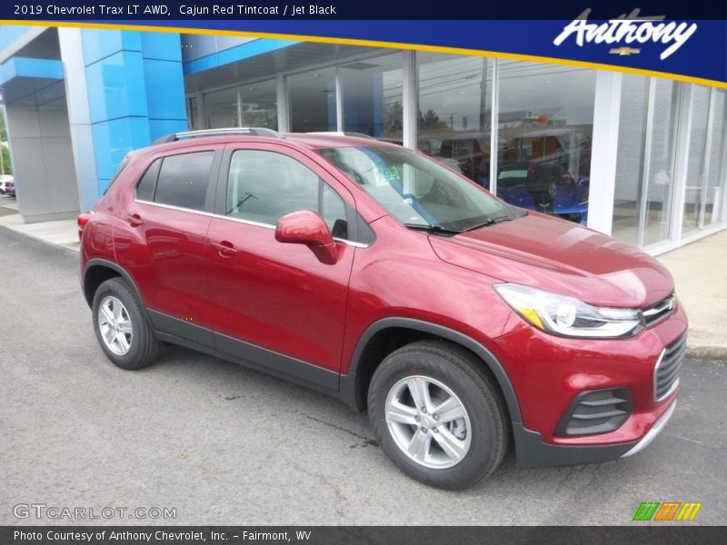 Cajun Red Tintcoat / Jet Black 2019 Chevrolet Trax LT AWD