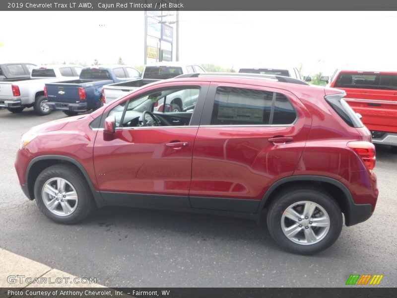 Cajun Red Tintcoat / Jet Black 2019 Chevrolet Trax LT AWD