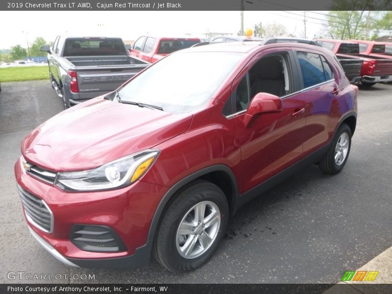Cajun Red Tintcoat / Jet Black 2019 Chevrolet Trax LT AWD
