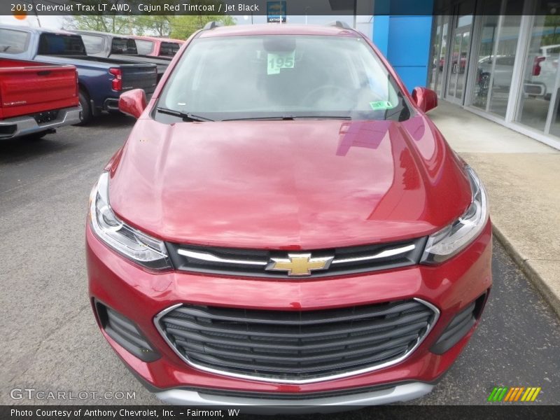 Cajun Red Tintcoat / Jet Black 2019 Chevrolet Trax LT AWD