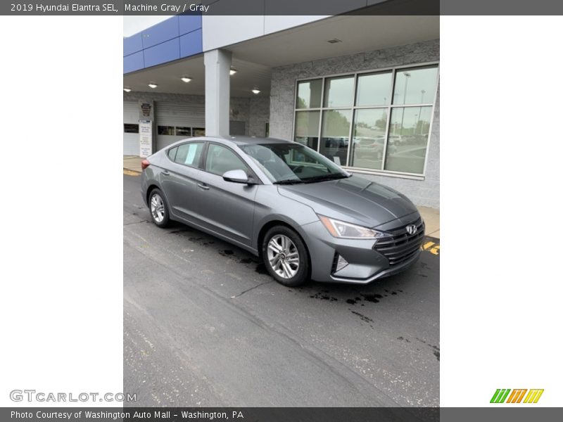 Machine Gray / Gray 2019 Hyundai Elantra SEL