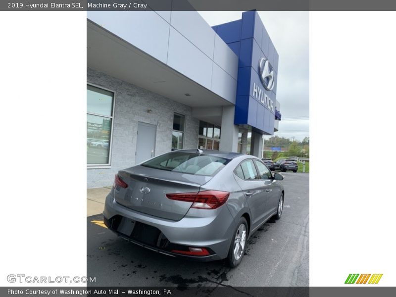 Machine Gray / Gray 2019 Hyundai Elantra SEL