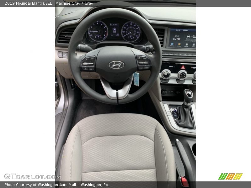 Machine Gray / Gray 2019 Hyundai Elantra SEL