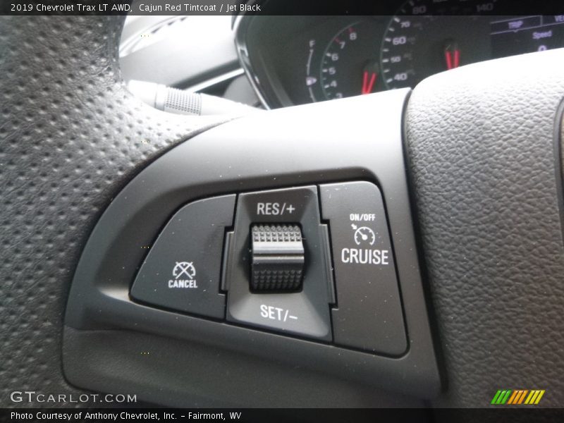 Cajun Red Tintcoat / Jet Black 2019 Chevrolet Trax LT AWD