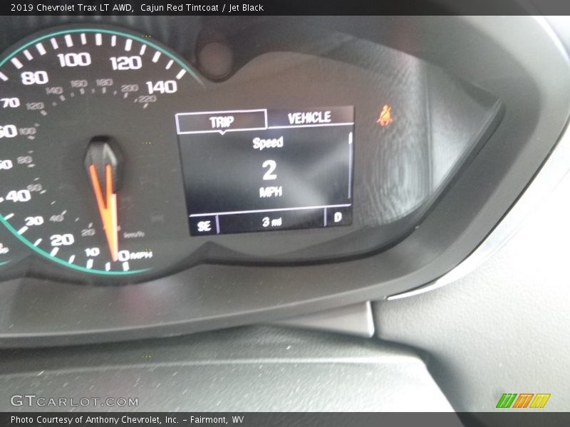 Cajun Red Tintcoat / Jet Black 2019 Chevrolet Trax LT AWD