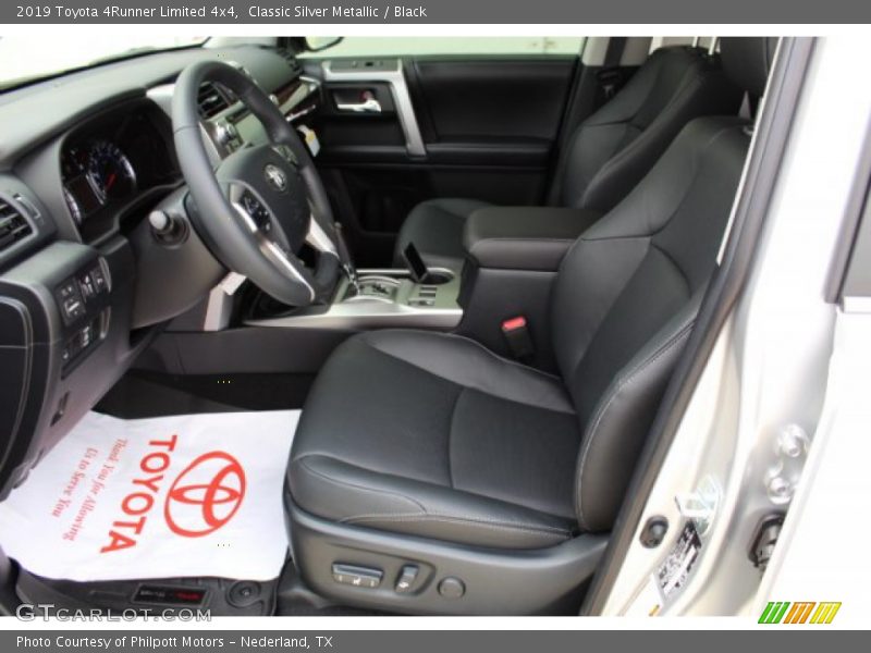 Front Seat of 2019 4Runner Limited 4x4
