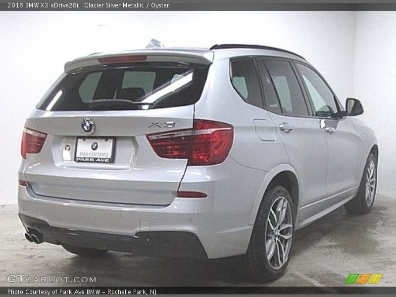 Glacier Silver Metallic / Oyster 2016 BMW X3 xDrive28i