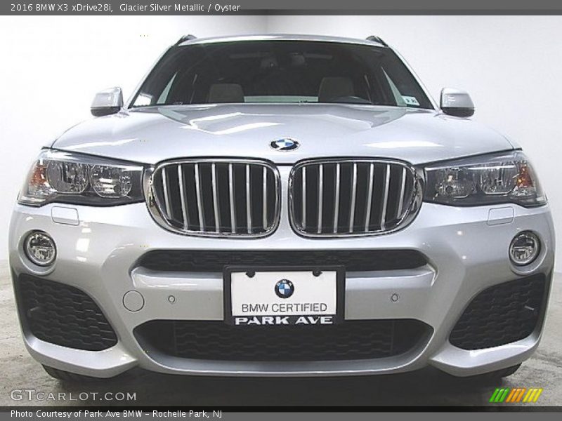 Glacier Silver Metallic / Oyster 2016 BMW X3 xDrive28i