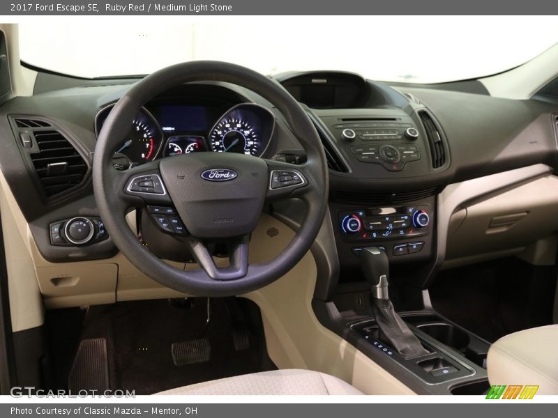 Ruby Red / Medium Light Stone 2017 Ford Escape SE