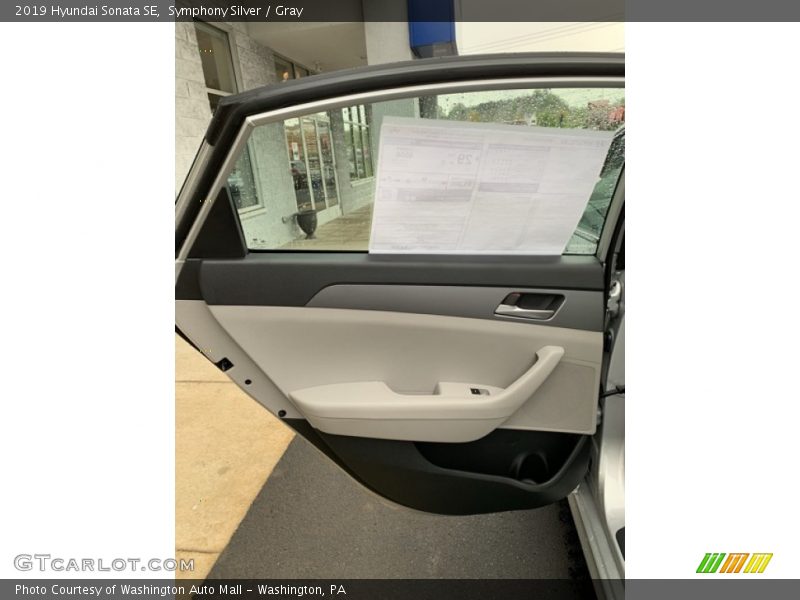 Symphony Silver / Gray 2019 Hyundai Sonata SE