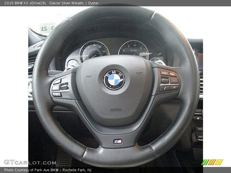 Glacier Silver Metallic / Oyster 2016 BMW X3 xDrive28i
