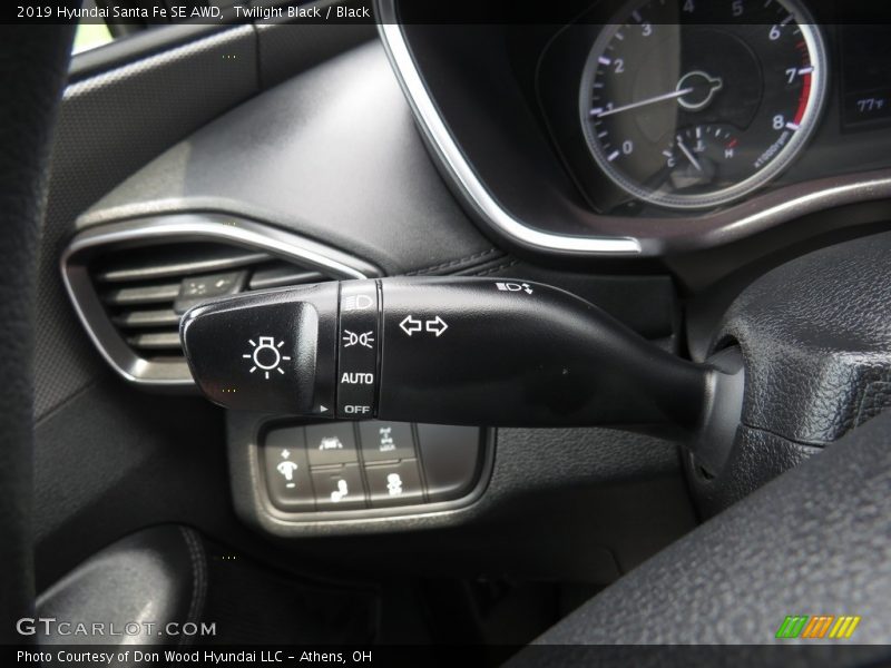 Twilight Black / Black 2019 Hyundai Santa Fe SE AWD