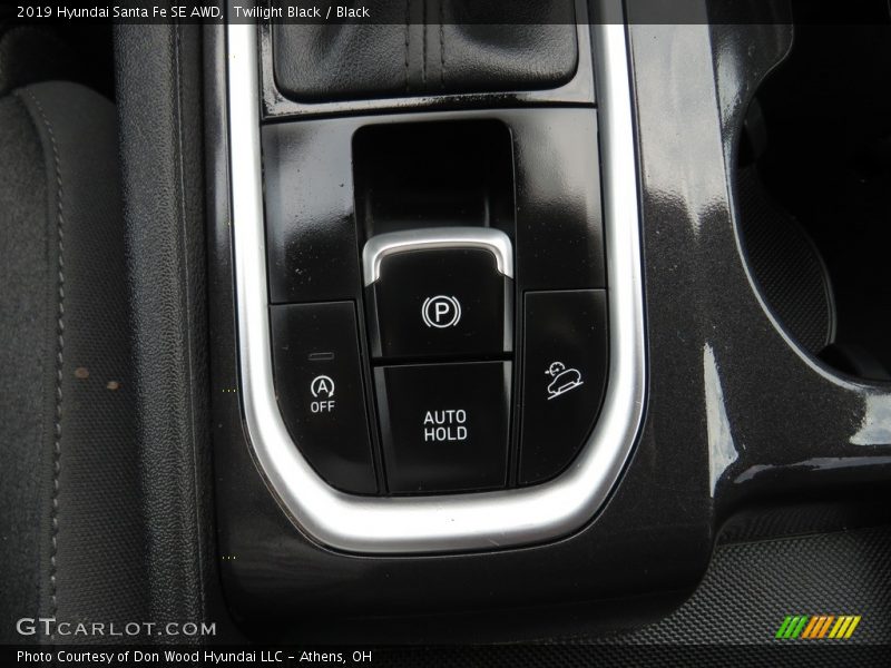 Twilight Black / Black 2019 Hyundai Santa Fe SE AWD