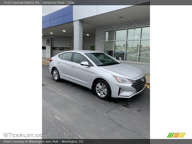 Symphony Silver / Gray 2019 Hyundai Elantra SEL