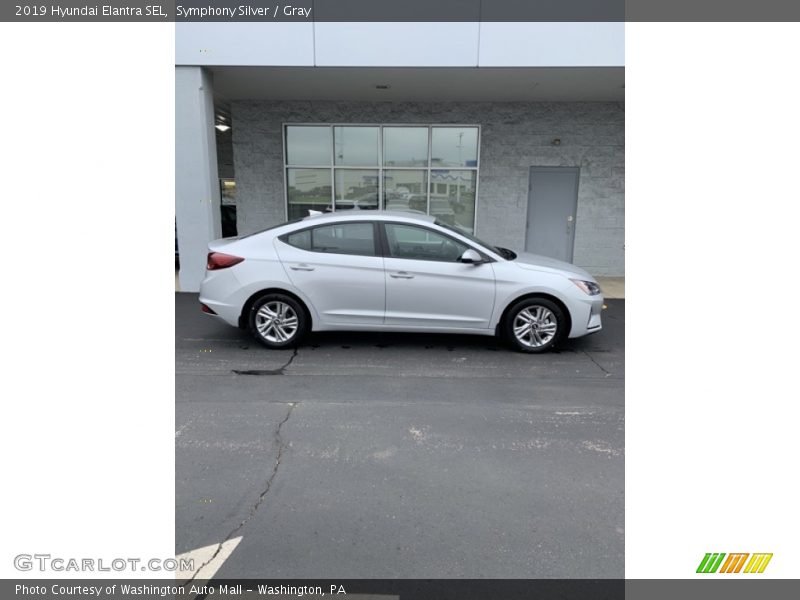 Symphony Silver / Gray 2019 Hyundai Elantra SEL
