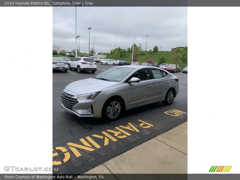Symphony Silver / Gray 2019 Hyundai Elantra SEL