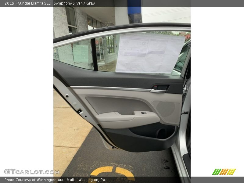 Symphony Silver / Gray 2019 Hyundai Elantra SEL